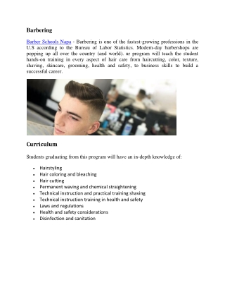 Cosmetology Schools Fairfield