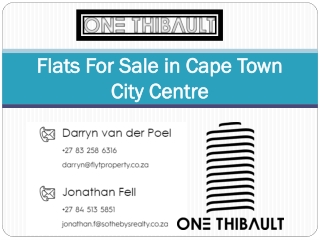 Flats For Sale in Cape Town City Centre
