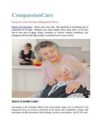 Home Care Red Deer