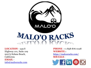 Malo'o Racks - Buy Cool Camping Gear