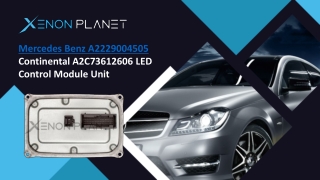 Mercedes Benz A2229004505 Continental A2C73612606 LED Control Module Unit
