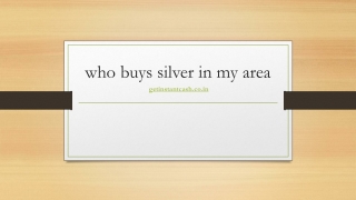 who buys silver in my area