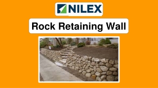 Rock Retaining Wall