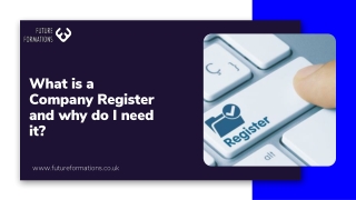 What is a Company Register and why do I need it?