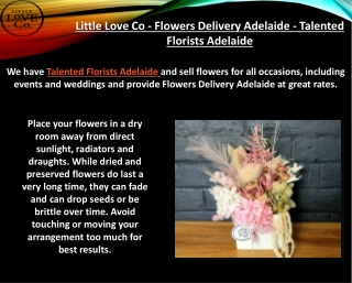 Fresh Flower Corsage Adelaide - Flowers for home Adelaide - Little Love Co Flowers