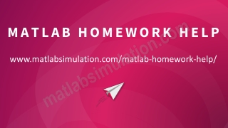 MATLAB Homework Research Help For Engineering Students