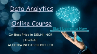 DATA ANALYTICS ONLINE COURSE NOW AT TYHE BEST PRICE WITH DISCOUNT