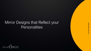 Mirror Design that Reflect your Personalities PDF