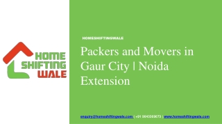 Packers Movers Gaur City and Noida Extension  Movers Packers Gaur City  Noida Extension