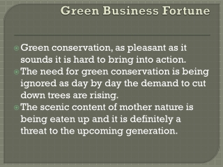Energy conservation idea