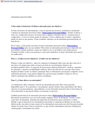 Cómo elegir el instructor de fitness adecuado para sus objetivos