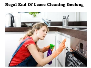 Regal End of Lease Cleaning Geelong