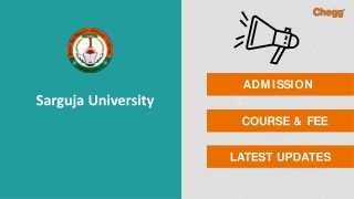 Sarguja University - [SU], Darripara