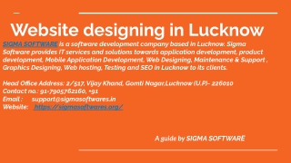 Web development company in Lucknow