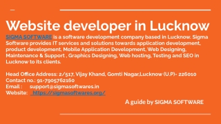 Website development company in Lucknow