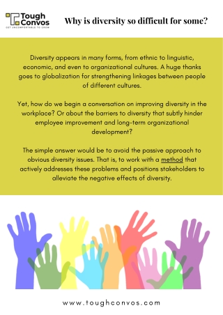 Why is diversity so difficult for some