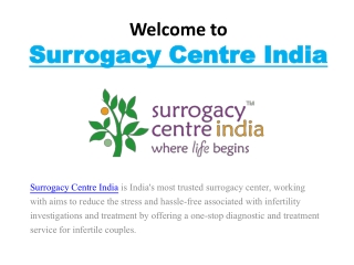 Surrogacy Centre India - Most Trusted Surrogacy Centre in India