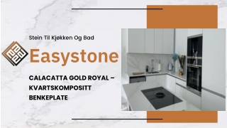 CALACATTA GOLD ROYAL – KVARTSKOMPOSITT  BENKEPLATE