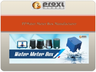 PP Water Meter Box Manufacturer