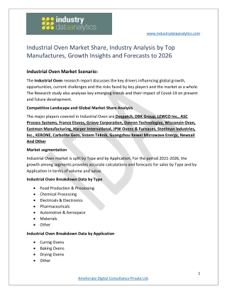 Industrial Oven Market