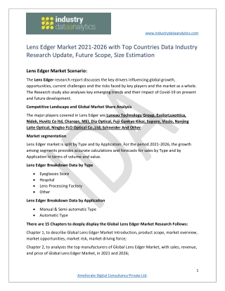 Lens Edger Market