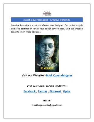 eBook Cover Designer - Creative Paramita