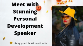 How can you Promote yourself in Life with Personal Development Speaker