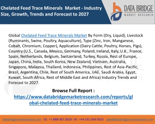 Chelated Feed Trace Minerals Market