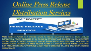 Online Press Release Distribution Services (1)