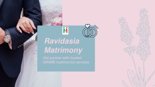 Ravidasia Matrimony
