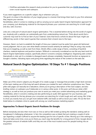 Natural Search Vs Paid Search