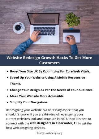 Website Redesign Growth Hacks To Get More Customers