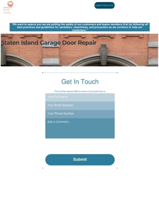 Staten Island Garage Door Repair