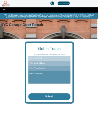 NYC Garage Door Repair