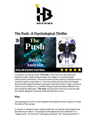 The Push- A Psychological Thriller