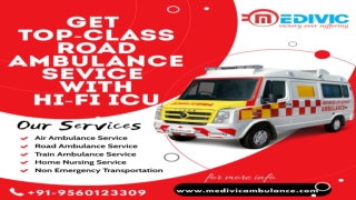 Medivic Ambulance Service from Patna to Ranchi: with Medical Solution