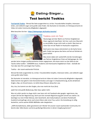 Testbericht Tookiss