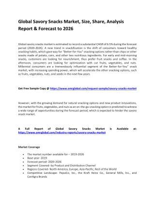 Global Savory Snacks Market