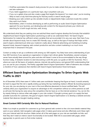 Organic Search Results Page