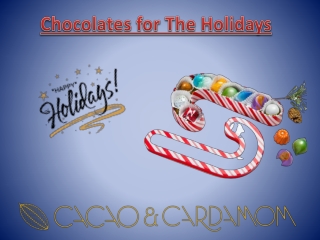 Chocolates for The Holidays | Holiday Chocolate Brands