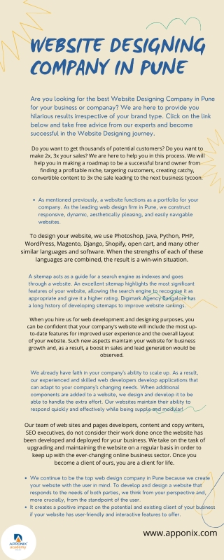 Website Designing Company in Pune
