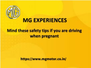 Mind these safety tips if you are driving when pregnant