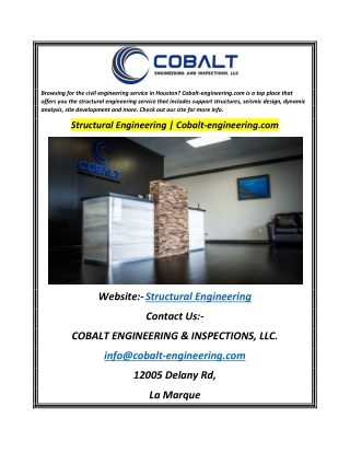 Structural Engineering  Cobalt-engineering.com