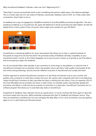 What Freud Can Teach Us About buy soundcloud comments cheap