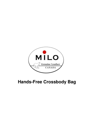 Hands Free Crossbody Bag - Expressions Milo