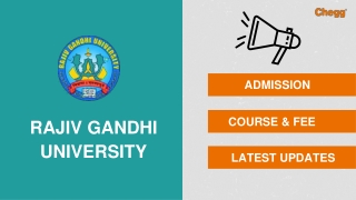 Rajiv Gandhi University RGU Itanagar