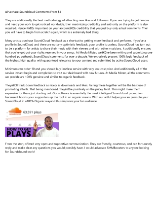 8 Go-To Resources About buy soundcloud comments cheap
