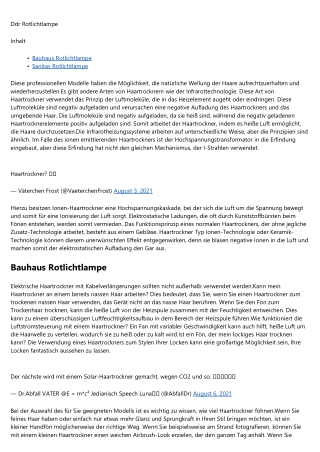 Die Geheimwaffe - Profi Fön Testsieger   2020
