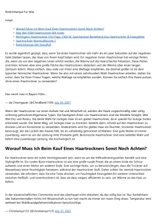 Erfolgreich  Neuer Fön nutzen    2020