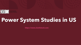 Power System Studies in US